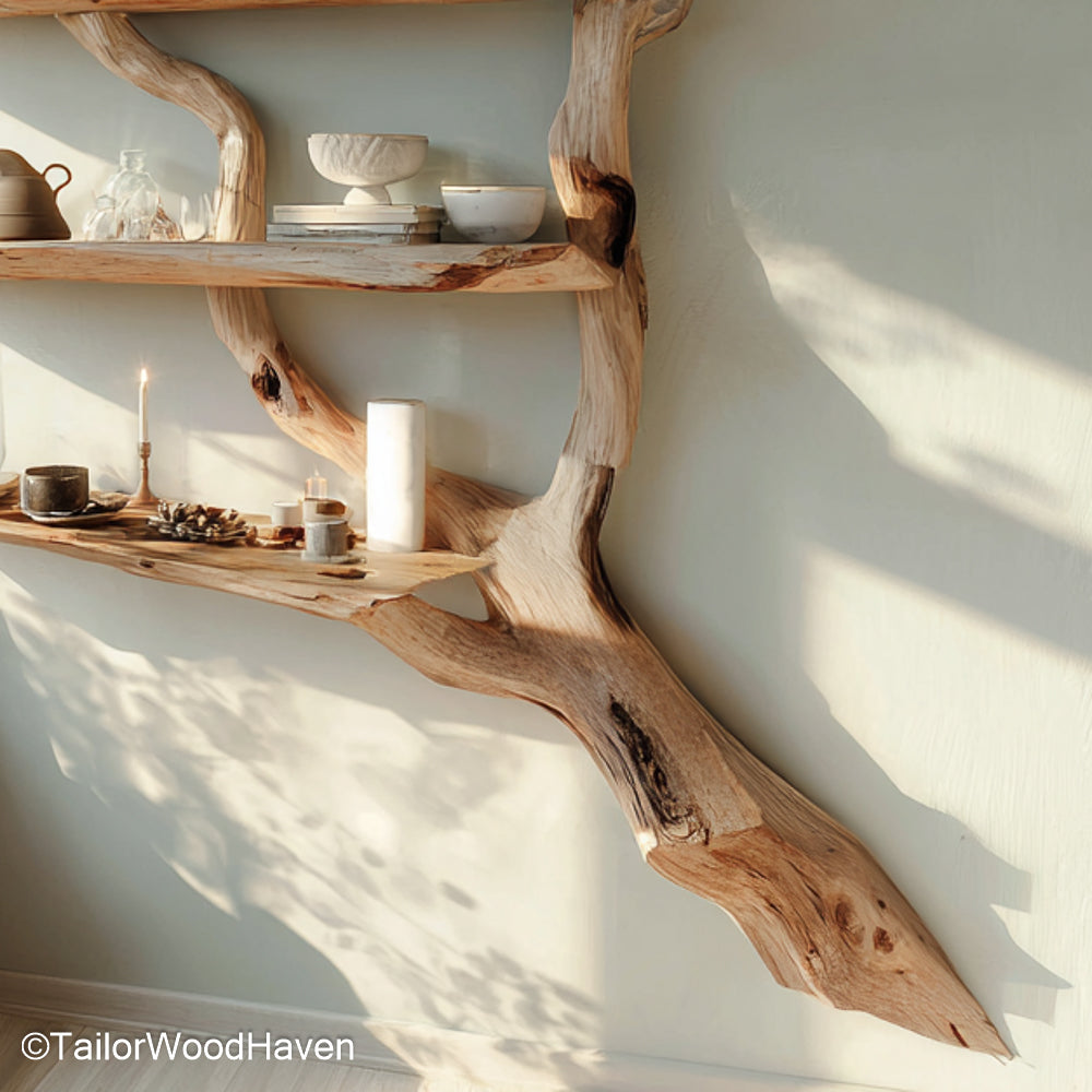 Green Tree Bookshelf Tree Shaped Wooden Bookshelf Painted Green, Ideal for Kids’ Rooms or Nature Themed Spaces