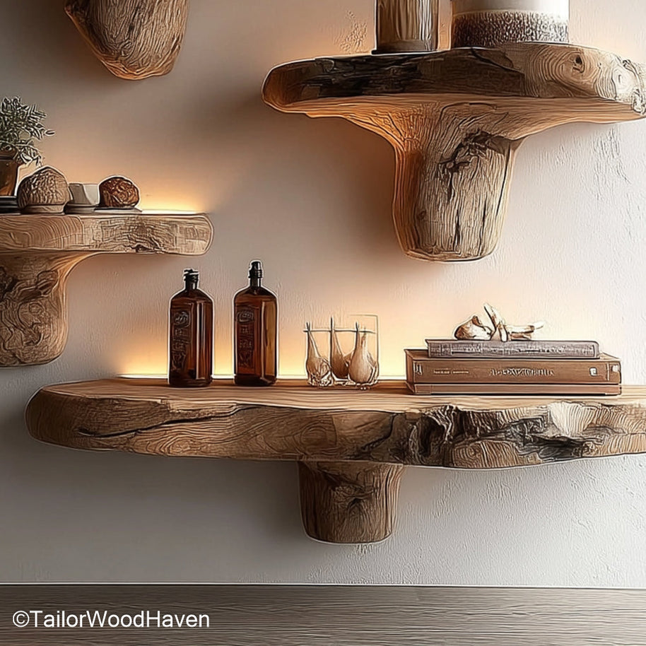 Floating shelves bathroom edition in waterproof finish, designed for small toiletries, towels, and daily essentials in a compact layout