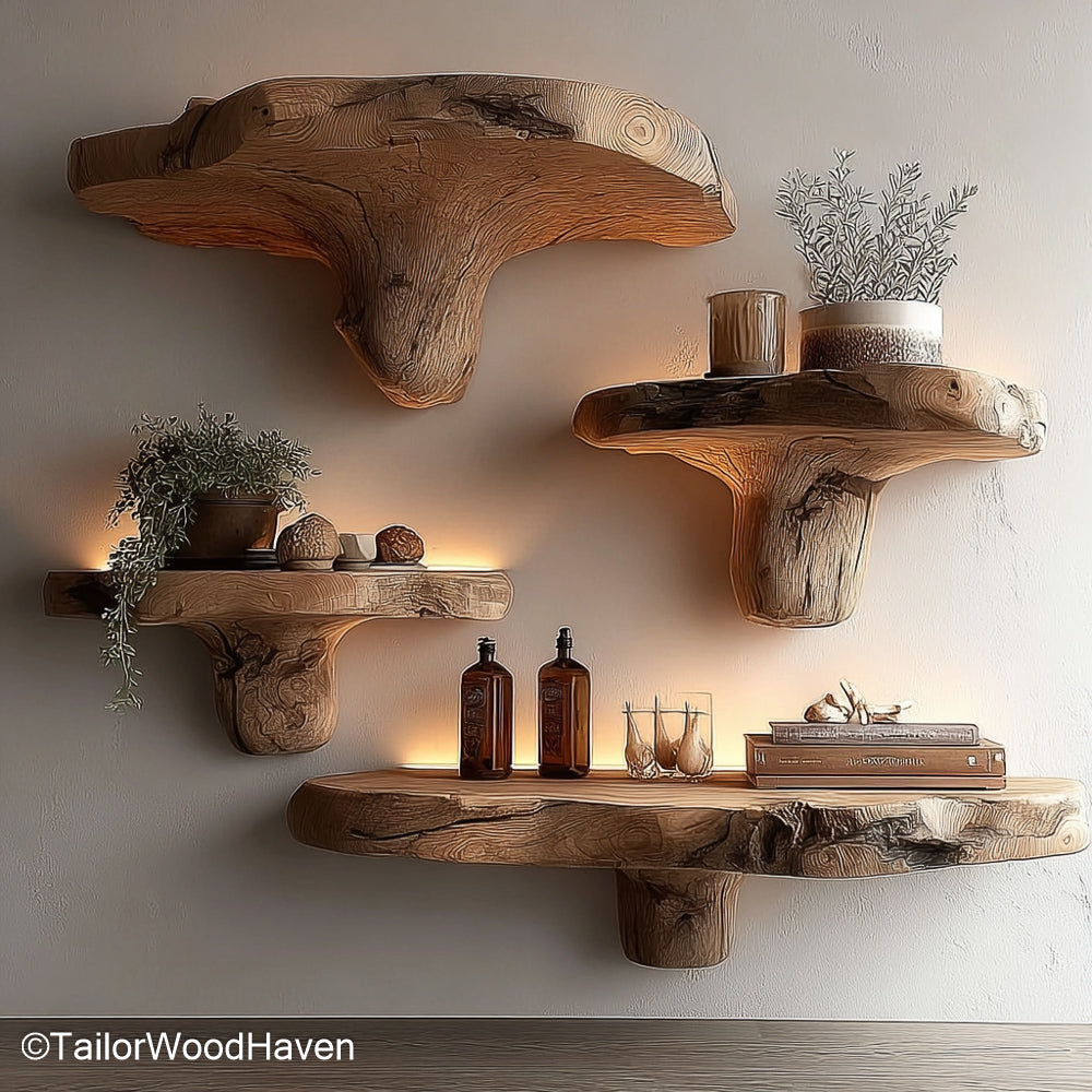 Floating shelves bathroom edition in waterproof finish, designed for small toiletries, towels, and daily essentials in a compact layout