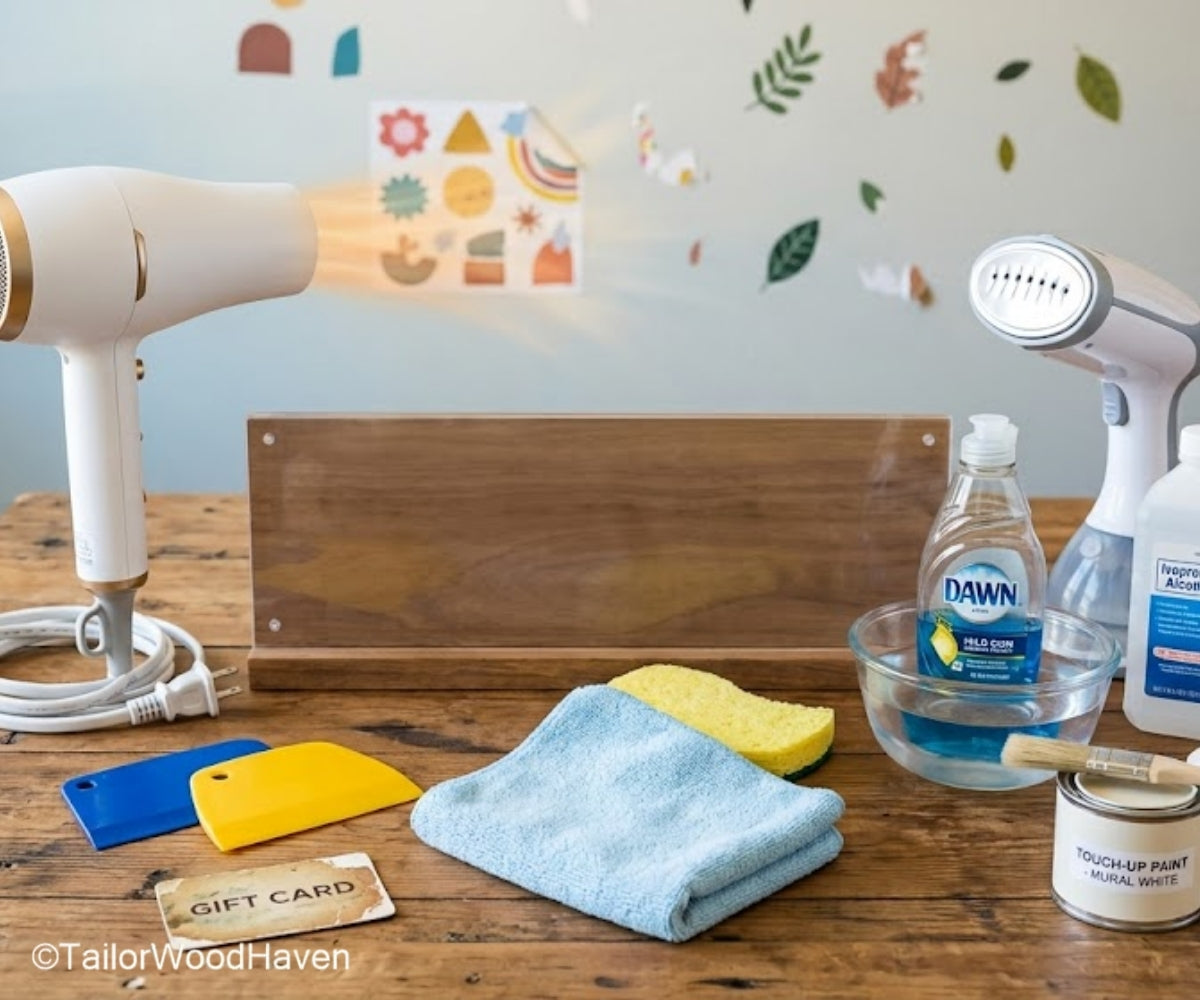 How to Remove Wall Art Stickers Without Damaging Paint