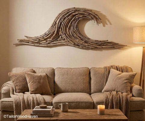 Reclaimed Driftwood Wall Art: Sustainable Statement Decor for Modern Homes