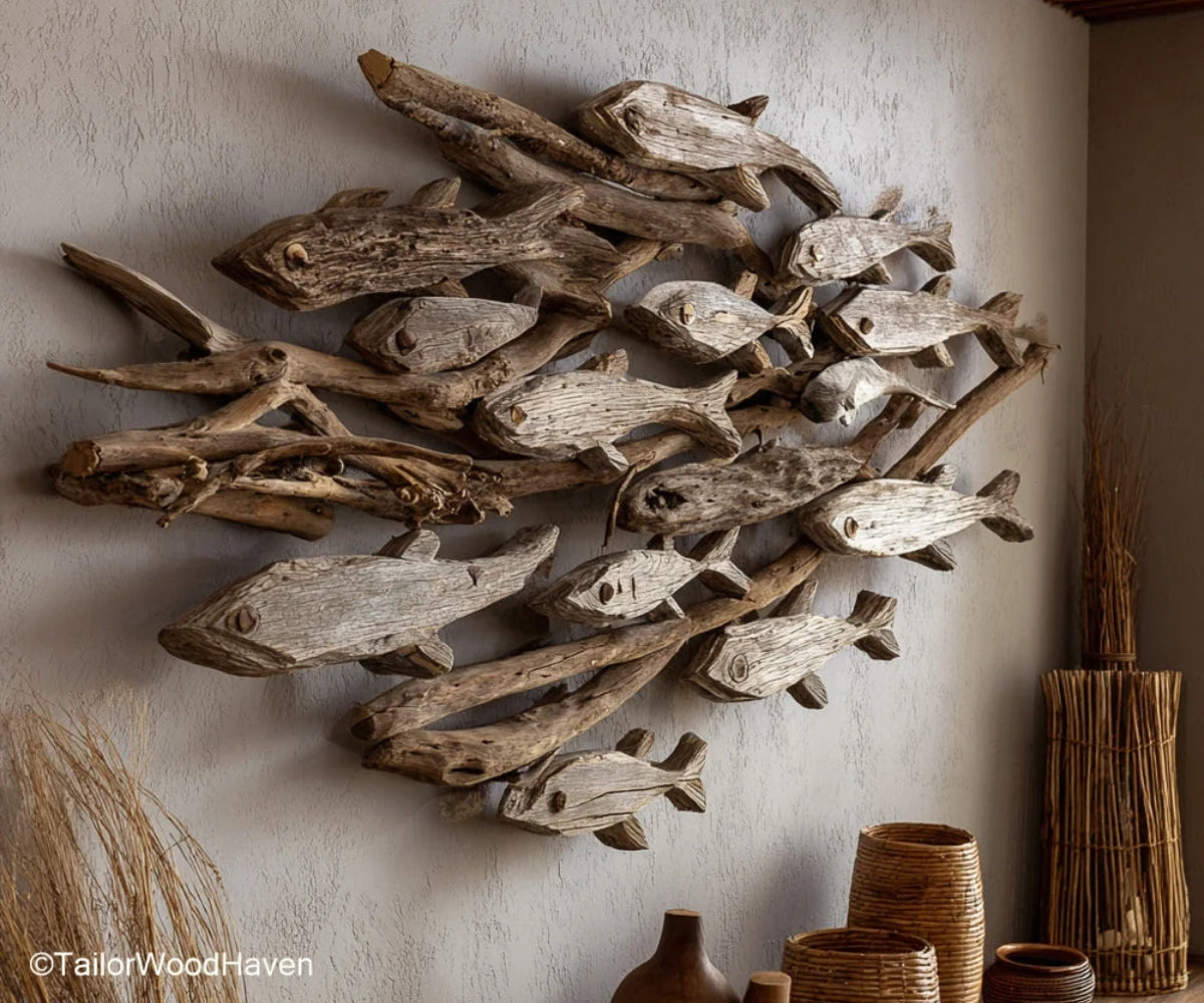 Driftwood Wall Decor: 15 Organic Design Ideas to Elevate Every Room