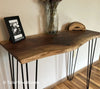 DIY Live Edge Console Table: Step by Step Guide