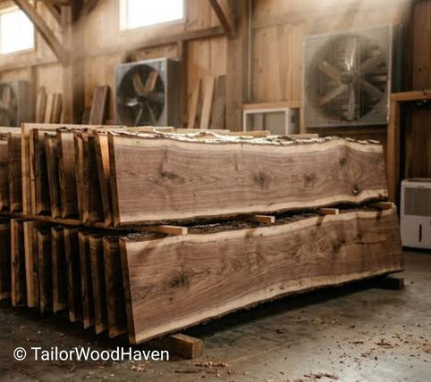 How to Dry Live Edge Slabs