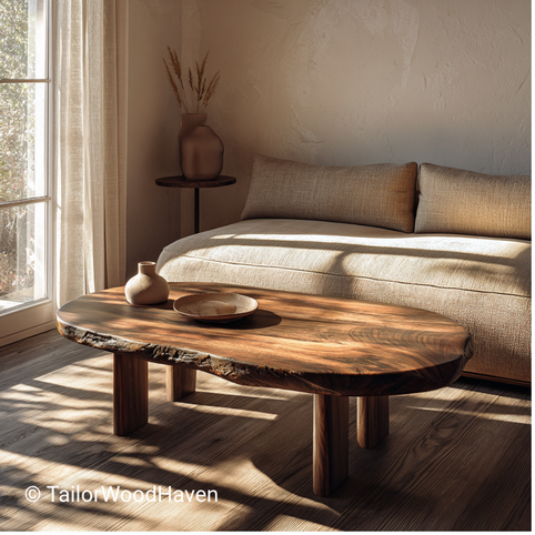 What Are the Standard Live Edge Coffee Table Dimensions?