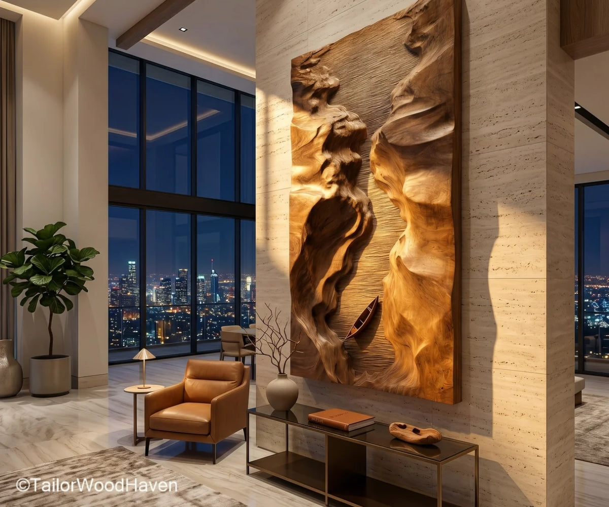 How to Make Wood Wall Art a Focal Point
