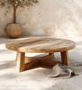 DIY Wood Drum Coffee Table: Build a Trendy Fluted Centerpiece