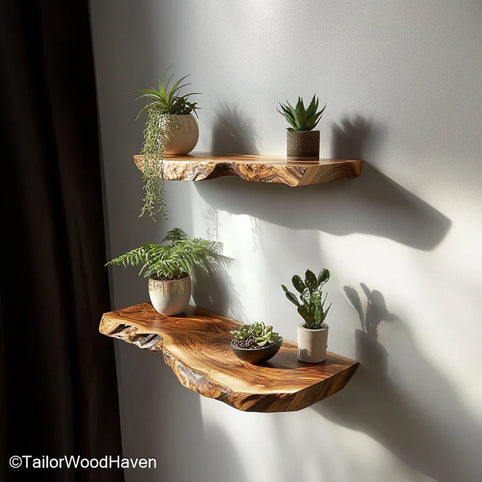 From Forest to Floating: Discovering the Best Live Edge Floating Shelf Ideas