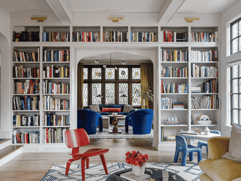 Built-in Bookshelves For Home Library: How to Design A Space That Works