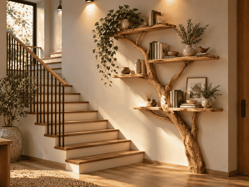 Tree Bookshelf Staircase: 8 Creative Ideas to Transform Your Space