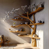 diy corner tree bookshelf