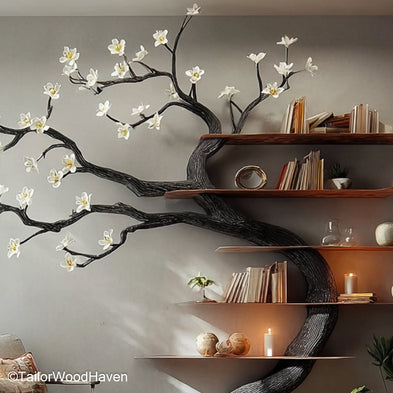 How to Make a Tree Shaped Bookshelf – Simple and Creative DIY