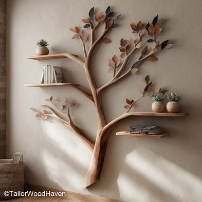 DIY Tree Bookshelves – Complete Guide for Wood Selection, Building & Styling