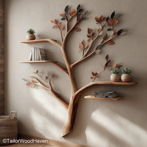 DIY Tree Bookshelves – Complete Guide for Wood Selection, Building & Styling