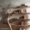 Through Different Tree Bookshelf Materials: Exploring the Unique Charm of Tree Bookshelves