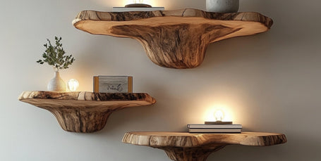Wood Floating Shelves