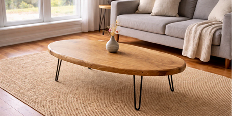 Oval Coffee Table