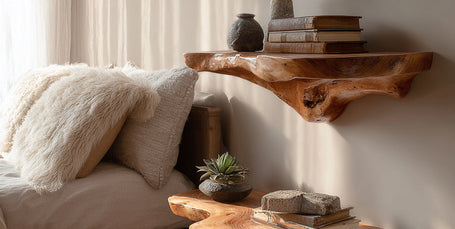 Live Edge Floating Shelves