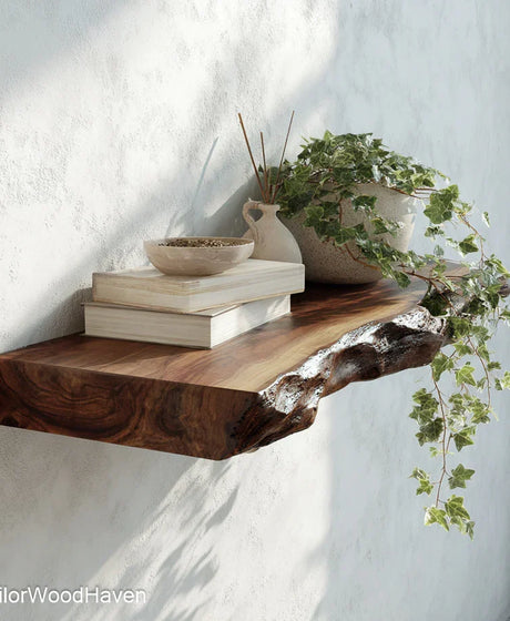 All Wood Floating Shelves