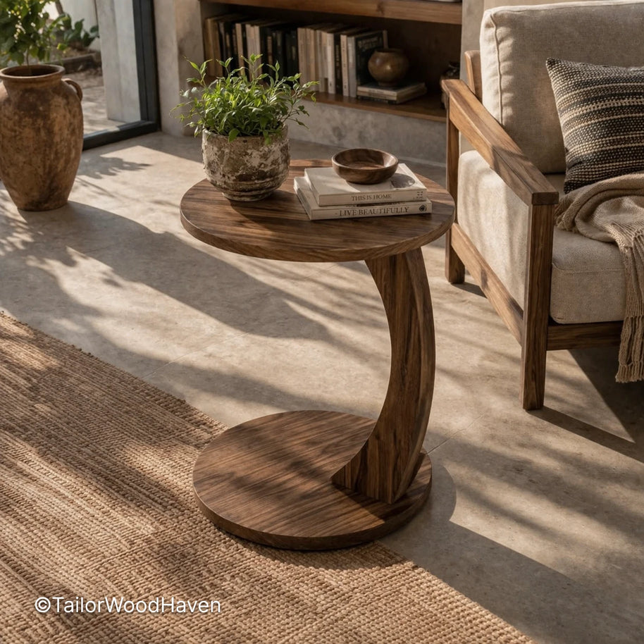 Small Round Coffee Table – Compact Living Room Table