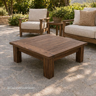 Large Square Coffee Table – Clean Living Room Table