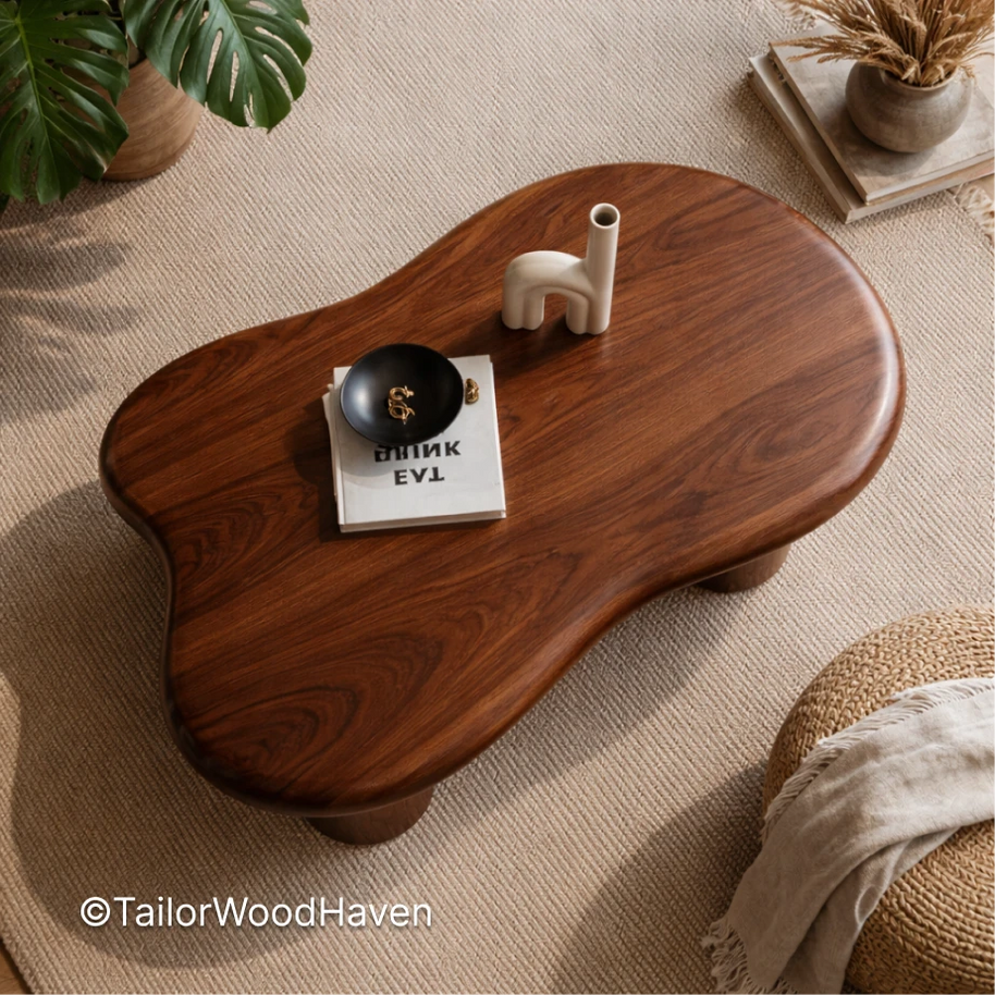Small Oval Coffee Table – Compact Living Room Table