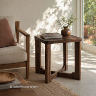 Modern square coffee table with clean edges and minimalist design