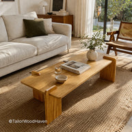 Gold rectangular coffee table with clean lines and modern accent finish