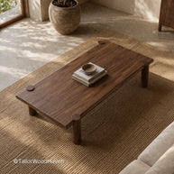 Mid Century Wood Coffee Table – Classic Living Table