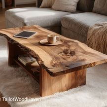 Rustic Coffee Table with Storage