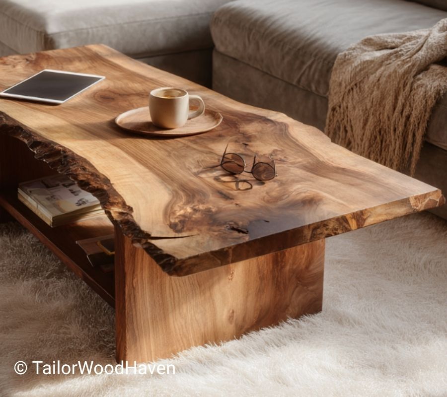 Rustic Coffee Table with Storage