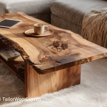 Rustic Coffee Table with Storage