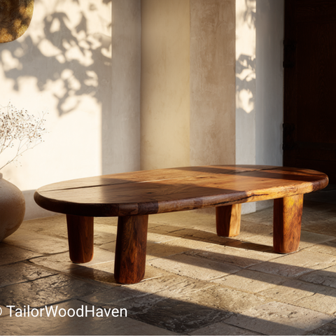 Live Edge Outdoor Coffee Table