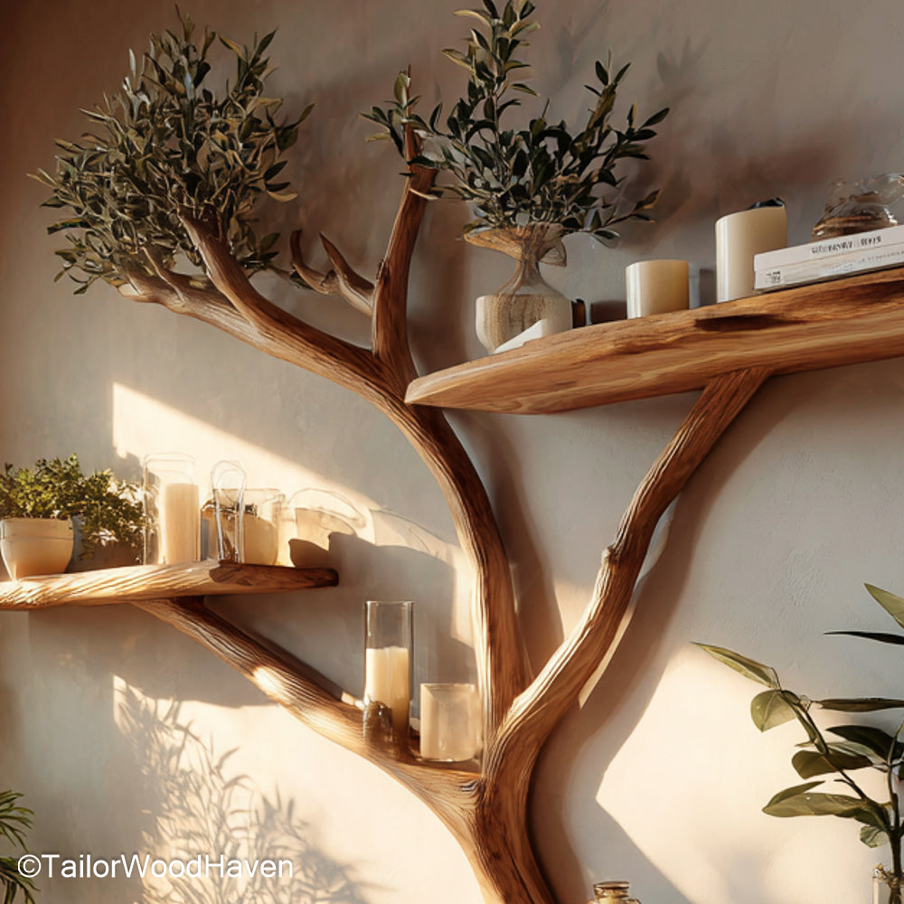 Free Standing Tree Bookshelf Freestanding Tree Form Wooden Bookcase for Rustic Interiors or Creative Reading Corners