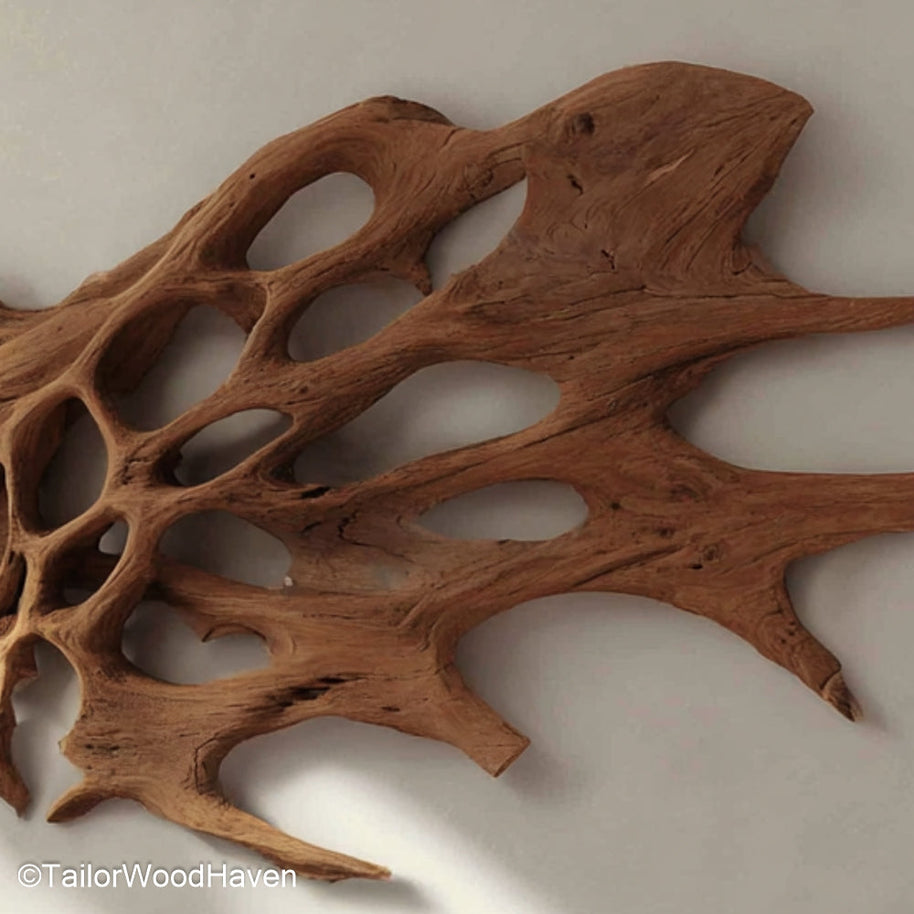 Wood Wall Decor Handcrafted Natural Wood Wall Art for Rustic, Minimalist, or Modern Home Styling