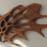 Wood Wall Decor Handcrafted Natural Wood Wall Art for Rustic, Minimalist, or Modern Home Styling