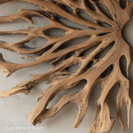 Drift Wood Wall Art Handcrafted Organic Driftwood Sculpture for Rustic and Coastal Wall Decor