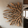 Sunburst Driftwood Wall Sculpture | Natural Real Wood