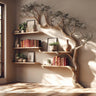 Birch Tree Bookshelf – Tree-Inspired Wooden Bookcase Made from Birch for Scandinavian or Nature-Inspired Spaces