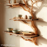 Little Tree Bookcase Compact Tree Shaped Wooden Bookcase Perfect for Small Spaces, Nurseries, or Playrooms