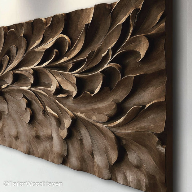 Wall Decoration from Wood Handcrafted Wooden Wall Art for Natural, Rustic, or Modern Home Styling