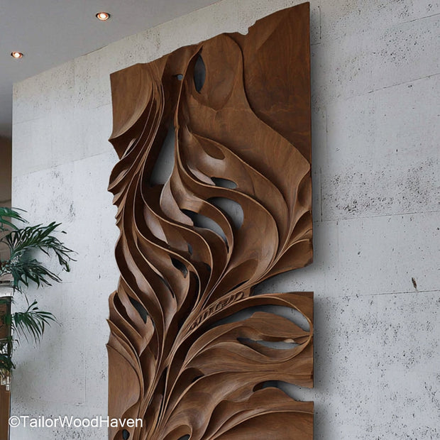 Wood Art for the Wall Artistic Wooden Wall Panels for Textured, Minimalist, or Nature Inspired Interiors