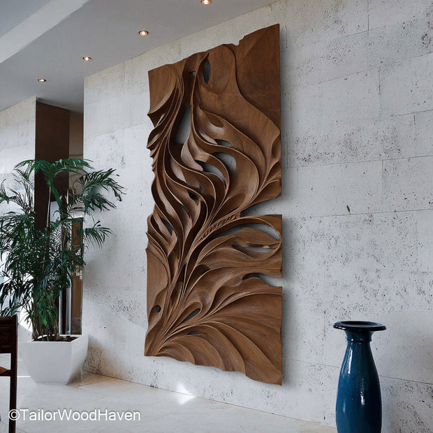 Wood Art for the Wall Artistic Wooden Wall Panels for Textured, Minimalist, or Nature Inspired Interiors