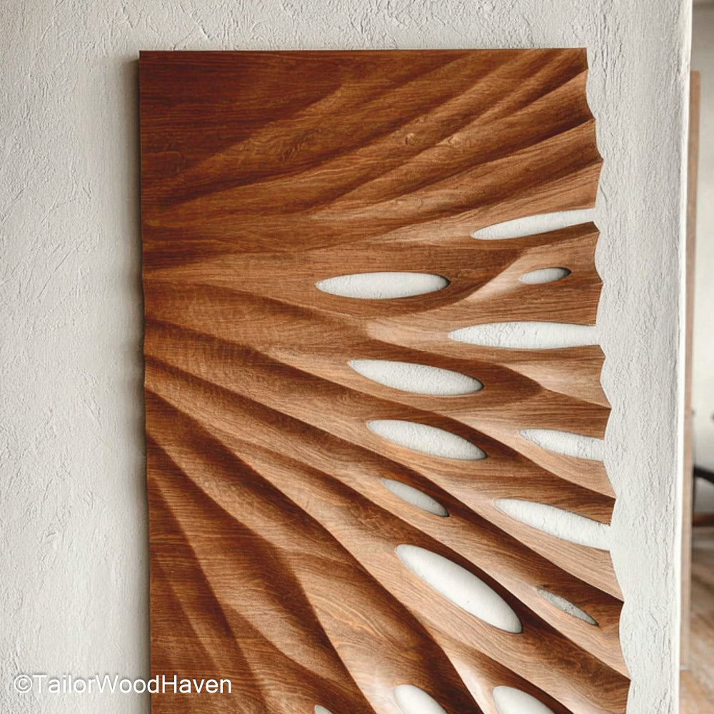 Wood on Wall Decor Decorative Wood Art Designed to Hang on Walls for Rustic, Farmhouse, or Contemporary Spaces