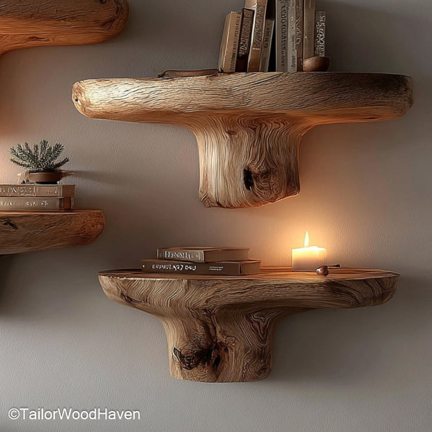 Floating shelves hardware set with brackets, anchors, and instructions, suitable for installing any solid wood shelf securely