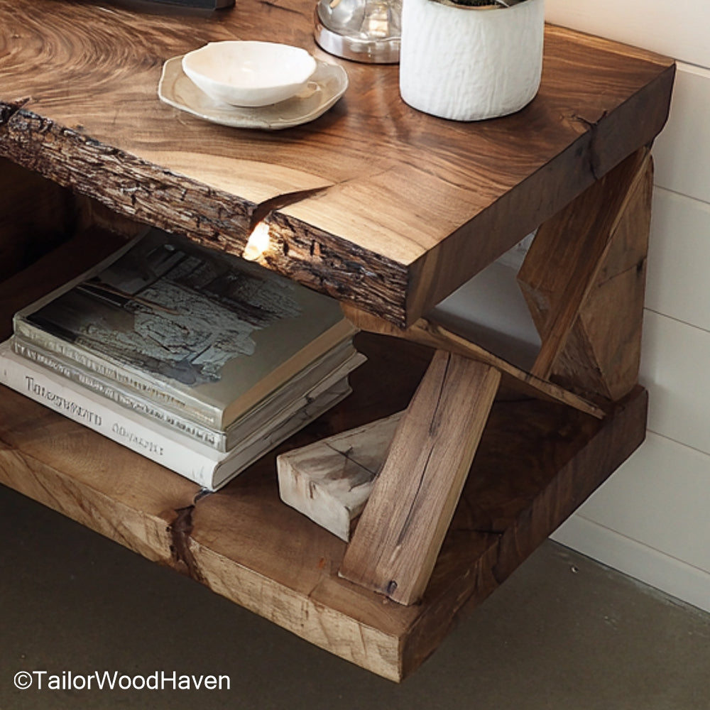 Floating Nightstand Small made with a compact wood frame and floating wall attachment, perfect for narrow bedrooms or guest rooms needing storage