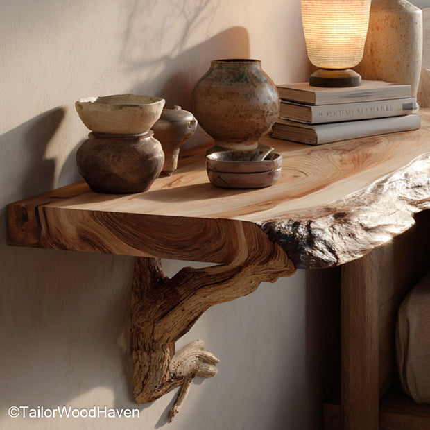 Drift Wood Wall sculpture made from natural ocean-collected driftwood, arranged in a textured wall display perfect for rustic or coastal interiors
