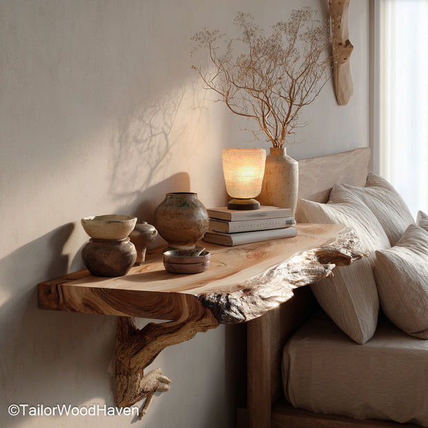 Drift Wood Wall sculpture made from natural ocean-collected driftwood, arranged in a textured wall display perfect for rustic or coastal interiors