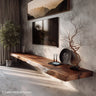 24 floating shelves in compact size ideal for narrow spaces, entryways, kitchen corners, or minimalist wall storage areas