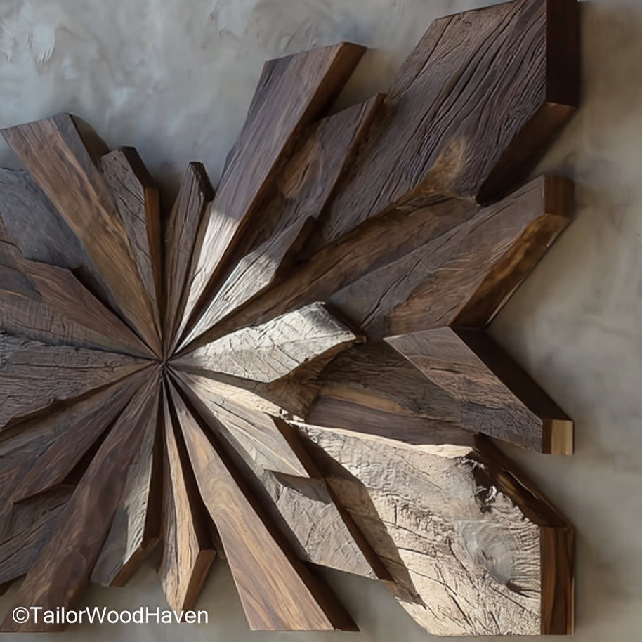 Modern Carved Wood Wall Art Sleek Hand Carved Wood Wall Panel with Clean Lines and Texture, Perfect for Modern and Contemporary Home Decor